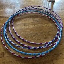 5 x Hula Hoop Children's Adult Fitness Plastic Hoola Hoop Kids Multicolour
