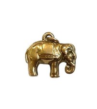 9ct vintage elephant charm