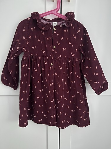 Burgundy tunic dress size - h&m,