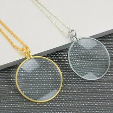1PC Silver Gold 5X Monocle
