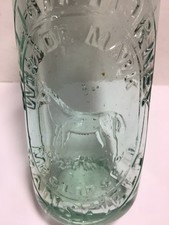 Superb ECLIPSE RACEHORSE Pictorial Old MANSFIELD Bottle MINT