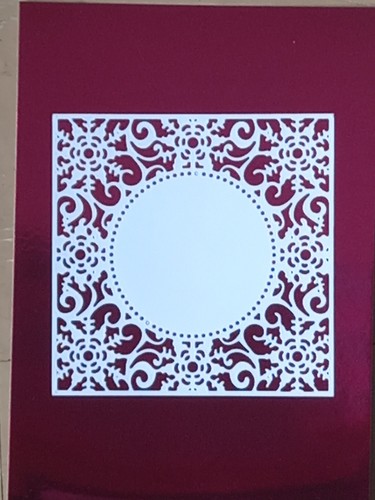 New snowflake frame die - 6,
