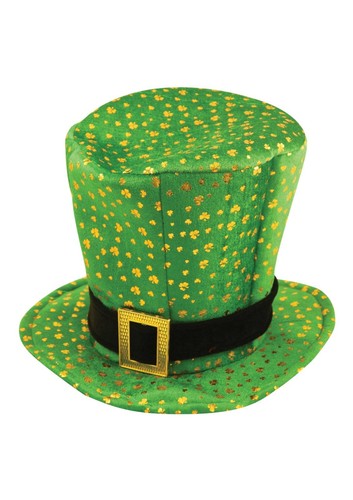 Irish shamrock hat with buckle - shamrock,
