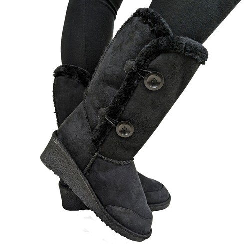 Womens boots low wedge - low, heel