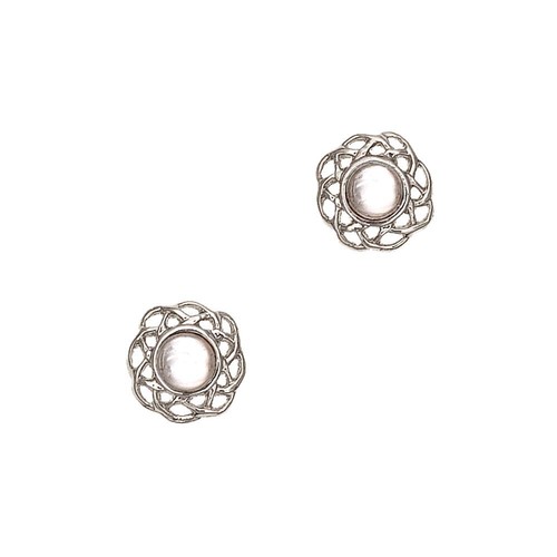 April crystal birthstone - crystal, stud