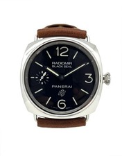 Panerai Radiomir Black Seal PAM00380 45mm Manual Wind Mens Watch Box and Papers