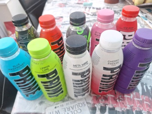 Empty prime bottles - empty,