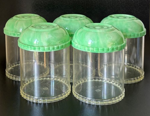 Bakelite storage canisters - bakelite,