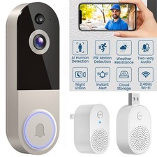Safe Doorbell Camera Wireless, Smarter Way to Protect Your Home, Wireless WiFi