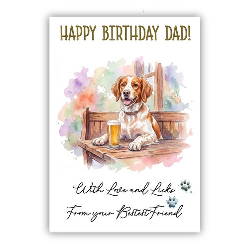 Brittany spaniel dog birthday - dog,