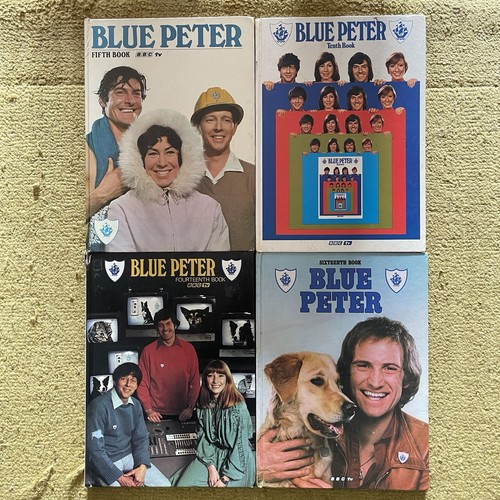Blue peter bbc annuals x4 - peter, tv