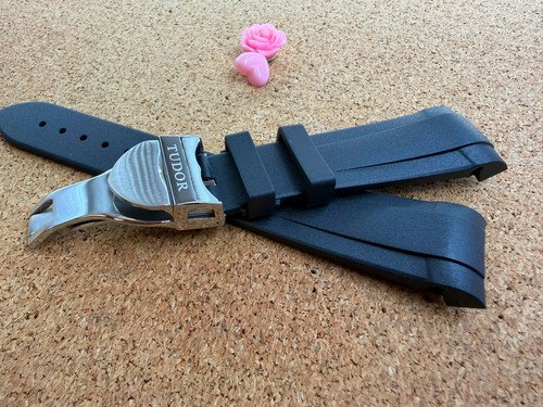 22mm tudor black bay - tudor, rubber