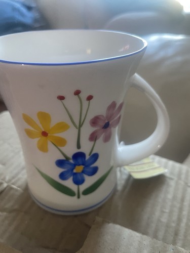 Vintage woolbro flower mug - woolbro,