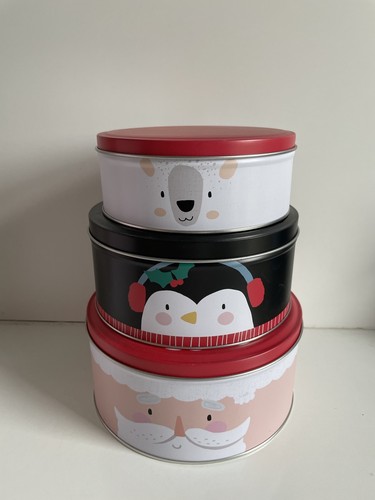 New christmas set round - new, 3
