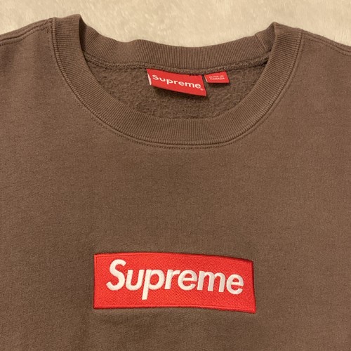 Supreme box logo - supreme, brown