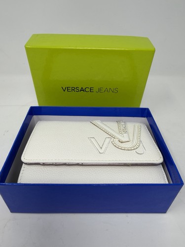 Versace jeans wallet white - versace,