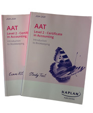 AAT LEVEL 2 AQ2022 - INTRODUCTION TO BOOKEEPING 2024-25  (Study Book +Exam Book)