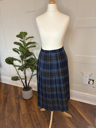 Vintage debenhams blue plaid - vintage,