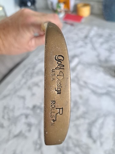 Rare golf design rollson brass - golf,