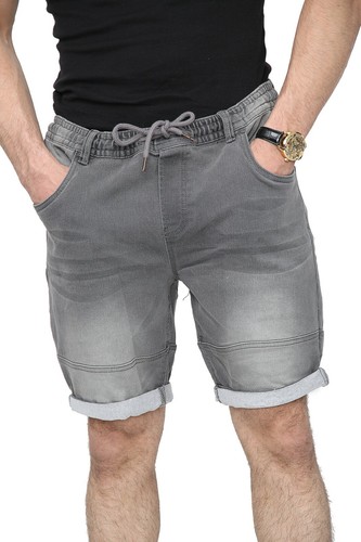 New men denim elastic waist - denim,