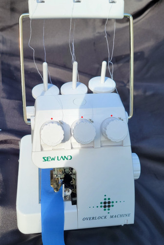 Sew land overlock - sew, white