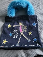 Retro Vintage Bang On The Door Super Model Groovy Chick Denim Bag Y2K 2000s Rare