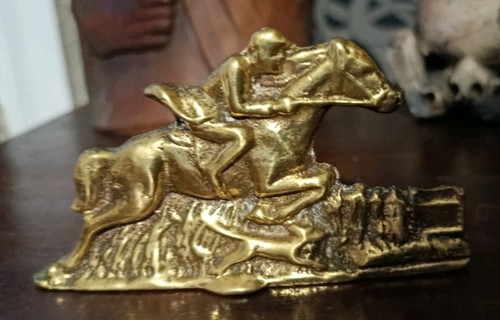 Solid brass miniature horse - miniature,