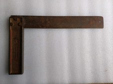 VINTAGE METAL SET SQUARE  CARPENTERS OLD TOOLS
