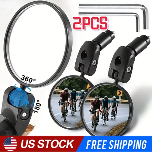 Bike mirrors 2pcs bar end - bike,