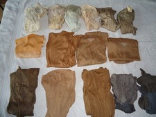 *PRICE IS FOR ONE PAIR ONLY *  TAKE YOUR PICK WORN SILK / RAYON Stockings 8 - 10