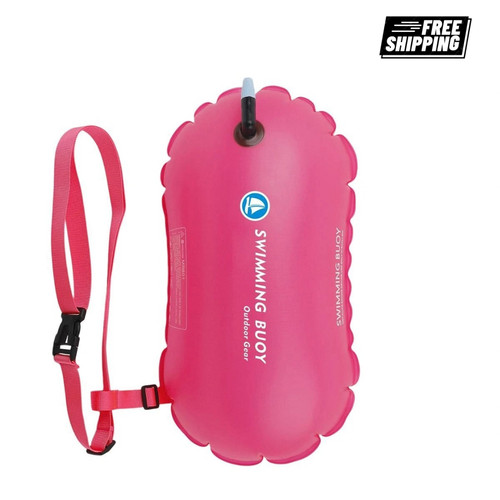 Inflatable swim buoy tow - swim, float
