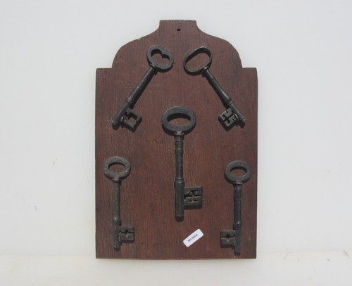 Victorian iron keys doors - iron, key