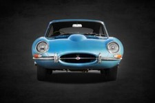 Poster - Jaguar E-Type Front