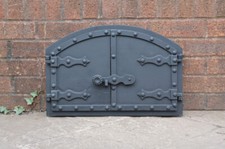 52.5 x 35.4 cm cast iron fire door clay bread oven doors pizza