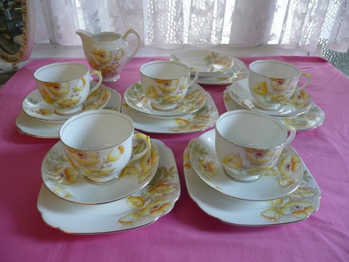Rare salisbury part tea set - part,