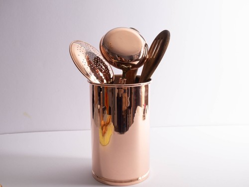 Copper utensil holder - holder, –