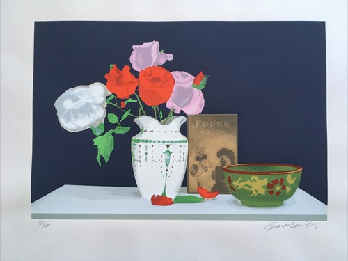 Vintage silk screen - vintage, print