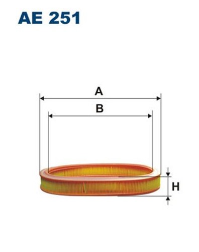 Fits filtron 251 - ae, air