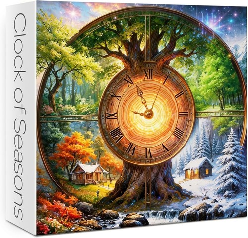 Clock seasons 1000 pc - clock,