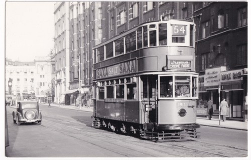 London tram 1913 victoria - tram,