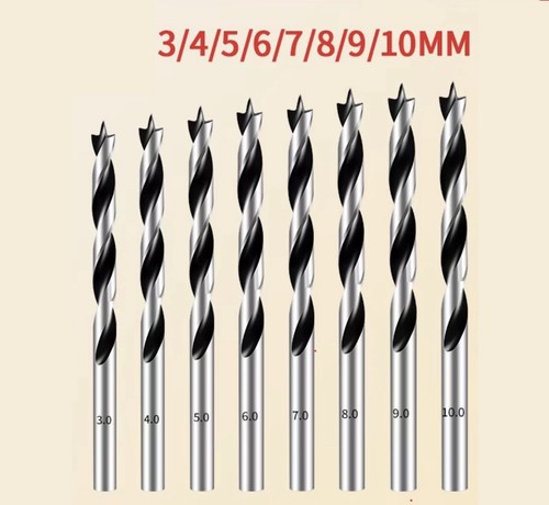 Piece wood drill bit set - bit, 3mm