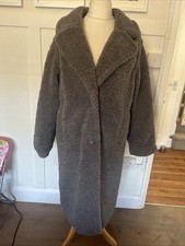 Women’s Grey Teddy Long Coat