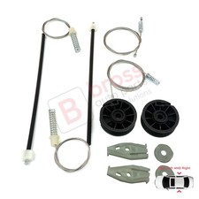 Window Regulator Kit Rear Left Right for Peugeot 206 CC 2D T16 2000-2008 2-Door