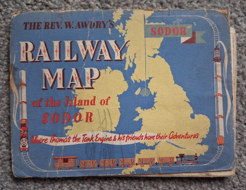 Rev awdry railway map of - map,