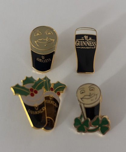 Guinness metal collectible pin - collectible,