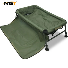 NGT Deluxe Carp Fishing Cradle Unhooking Mat Knee Pad System Aluminium Framed