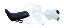 Plastics kit Body Fuel Tank Seat  Front Rear Fender White Yamaha PW50 PY50