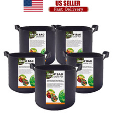 10 Pack Fabric Grow Pots Round
