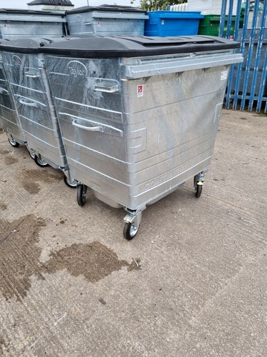 1100 litre metal wheelie - litre, bin
