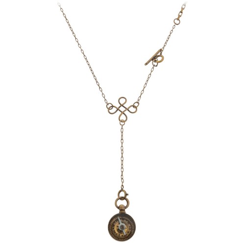 Vtg style compass gold - vtg, gold-tone